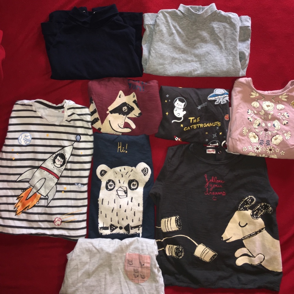 Zara long sleeve t shirt lot