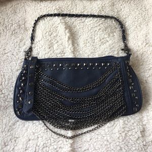 NILA ANTHONY Chain and Studded Purse