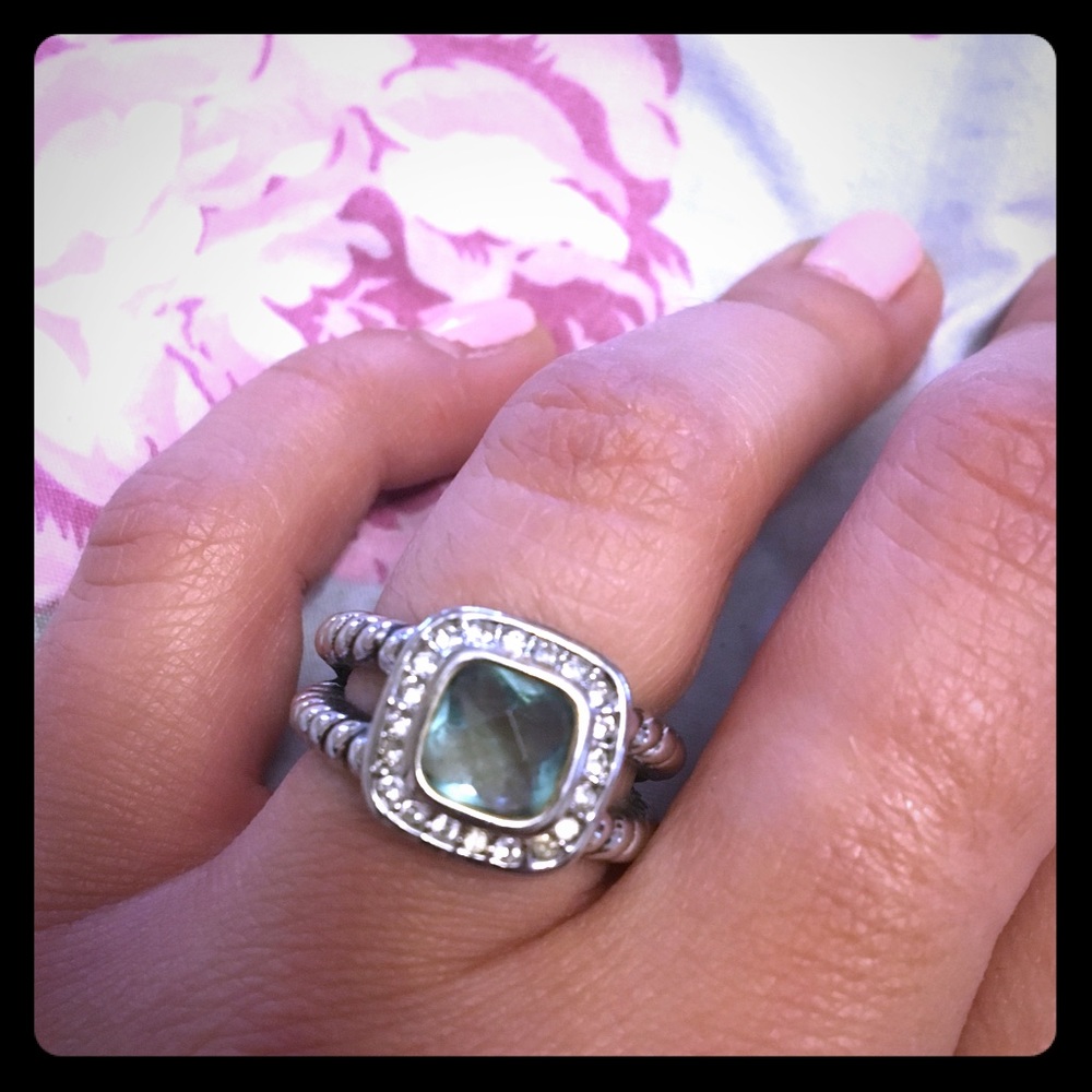 Double braided band ring