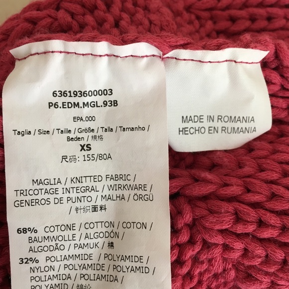 Max & Co. rose red knit ware - Picture 3 of 3