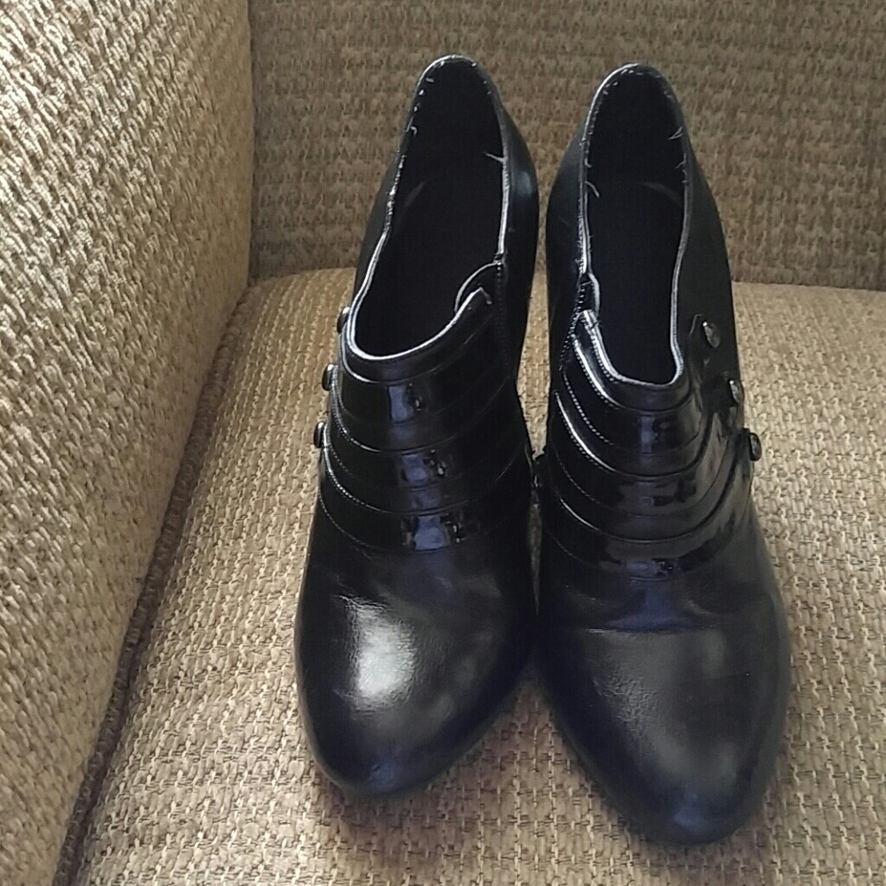Black ankle boots