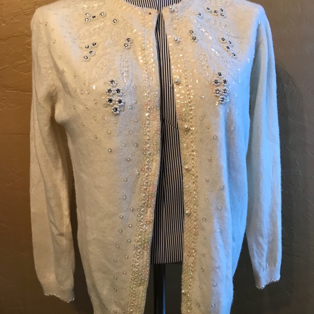 Holiday Clearance! Vintage Beaded Cardigan