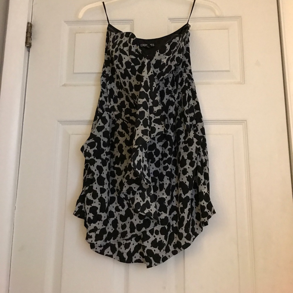 Black and gray romper