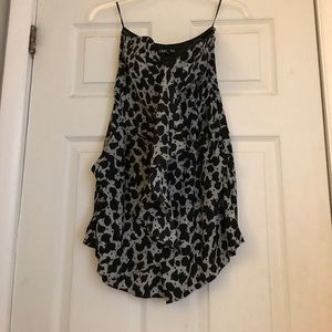 Black and gray romper