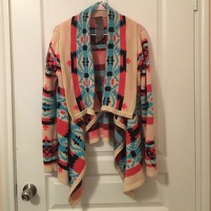 Colorful, Aztec Print Sweater!