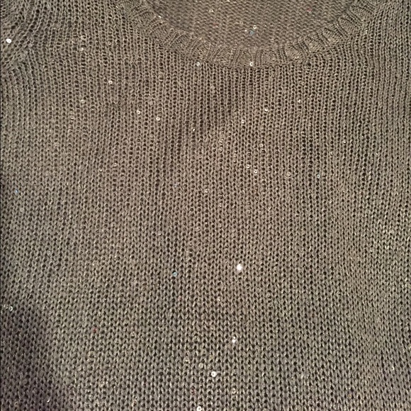 Silver with sequins sweater. New Years outfit🎉 - Picture 2 of 2