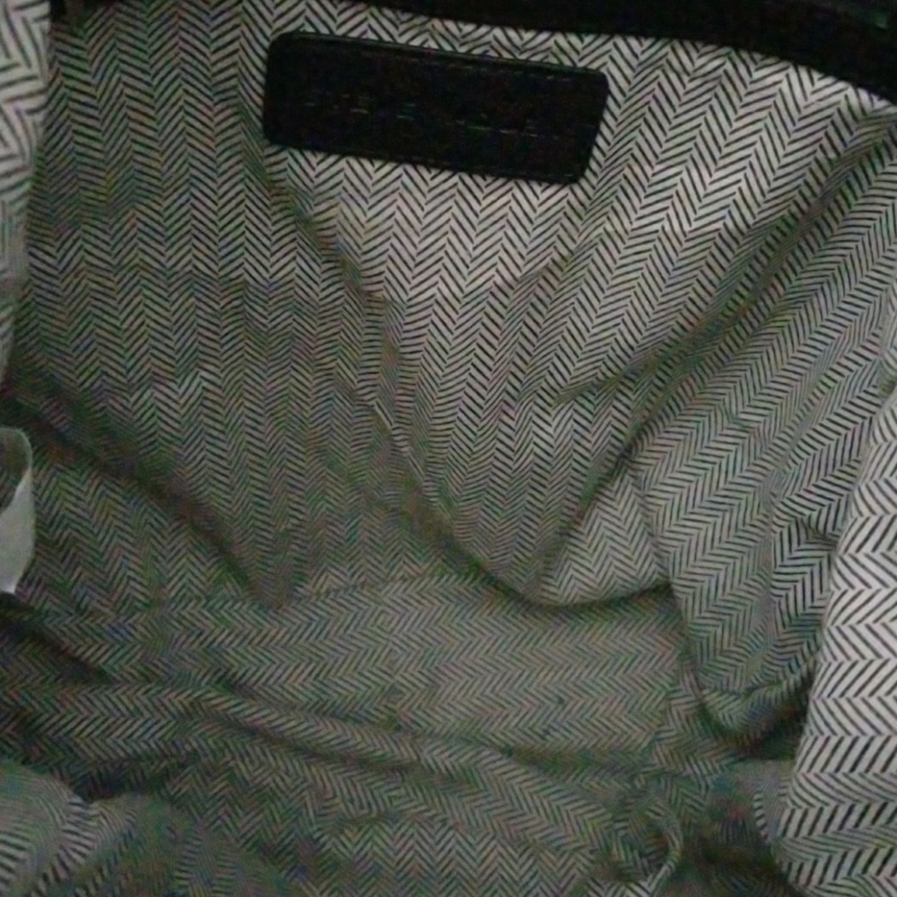 Steve Madden Black and Silver Leather Bag - Picture 6 of 8