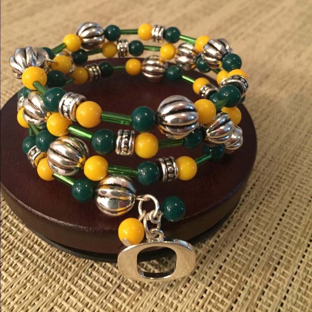 Oregon Ducks Wrap Bracelet