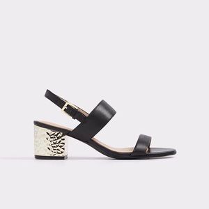 Aldo Slingback Mirrored Block Heels