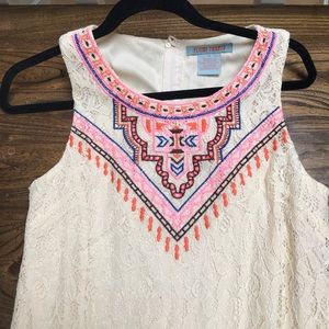 White lace dress