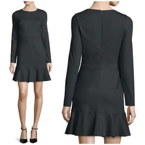 Nicole Miller Artelier Dropped Waist Gray Dress