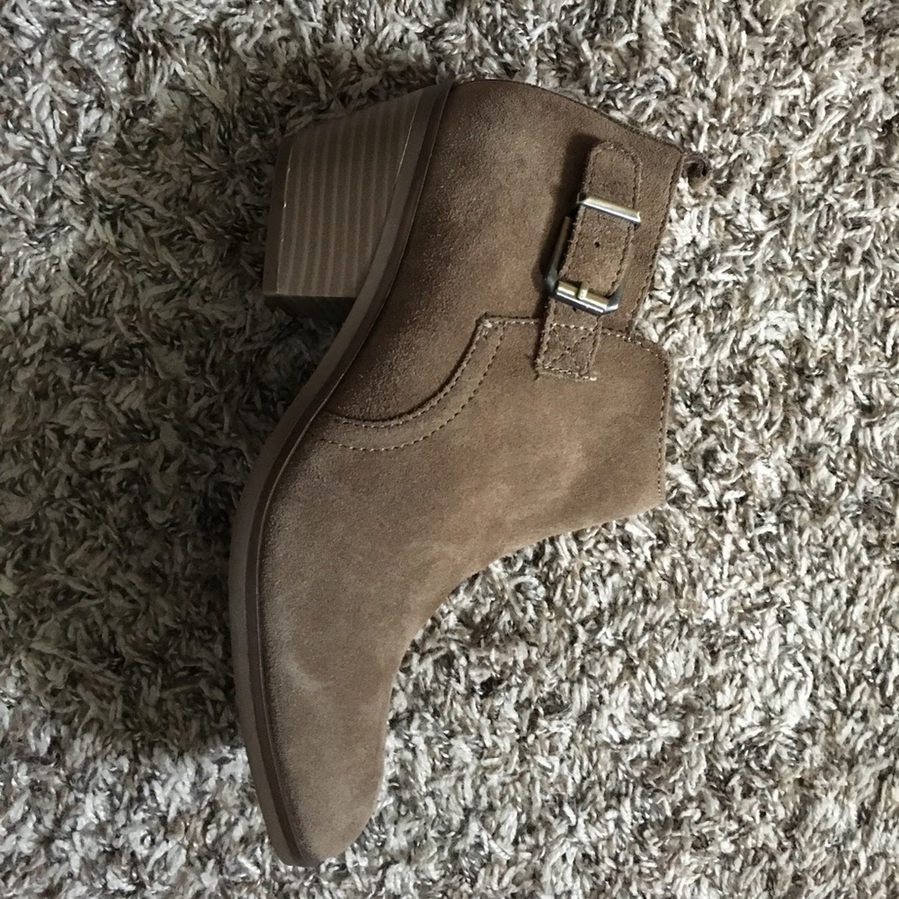 Suede booties