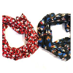 Set of 2 official DISNEY scarves