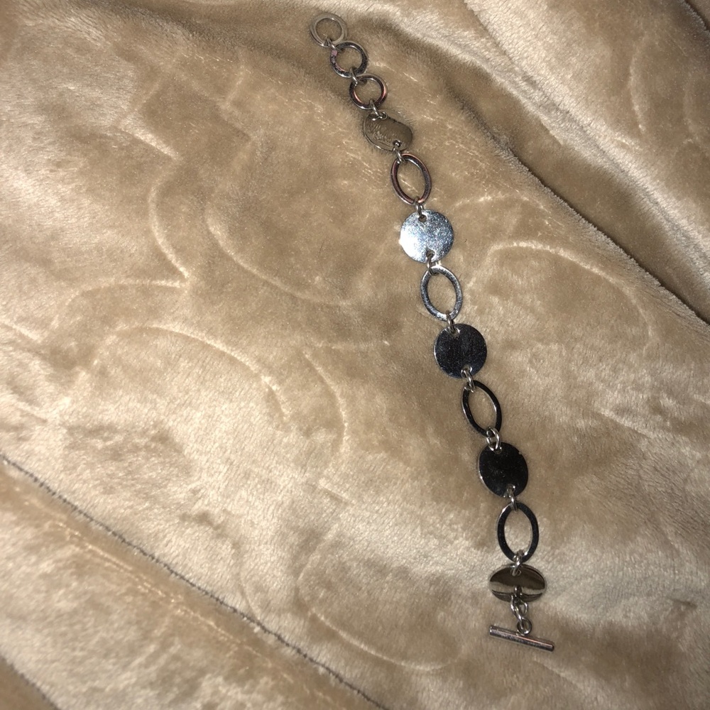 Funky silver bracelet