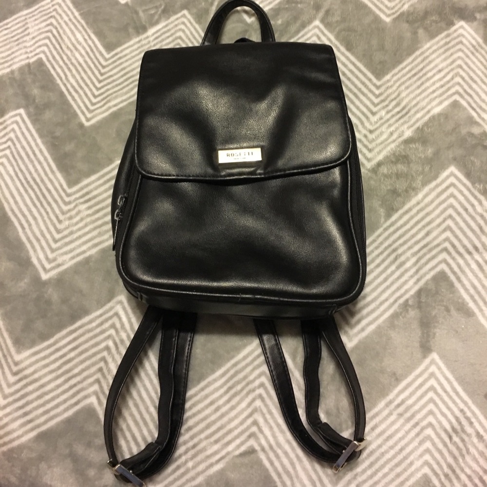Mini Leather Rosetti Backpack.