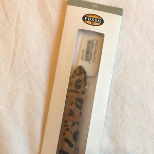 Fossil Watch Cheetah Band