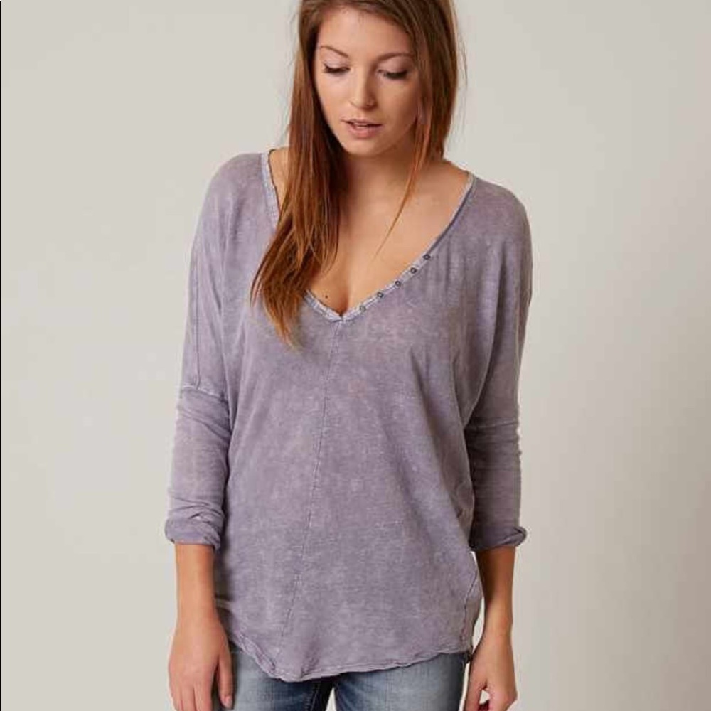 DONATING 1/15 Free People distressed Henley