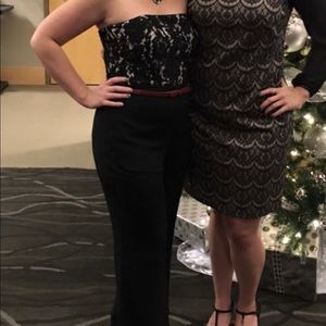 Elegant evening romper