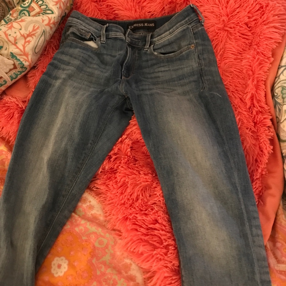 GENTLY USED EXPRESS JEANS
