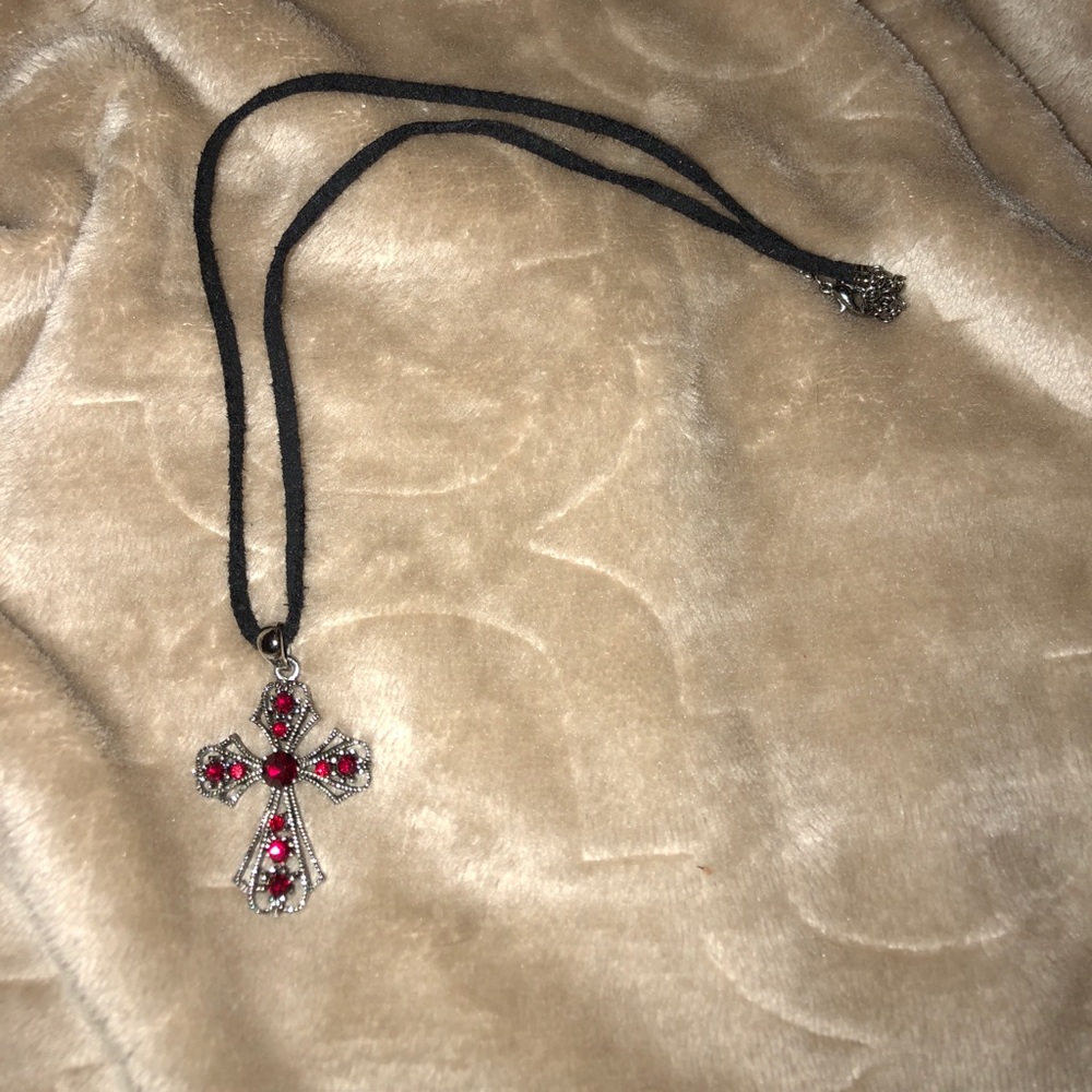 Red Cross necklace