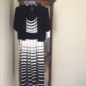 Two piece travel dress.