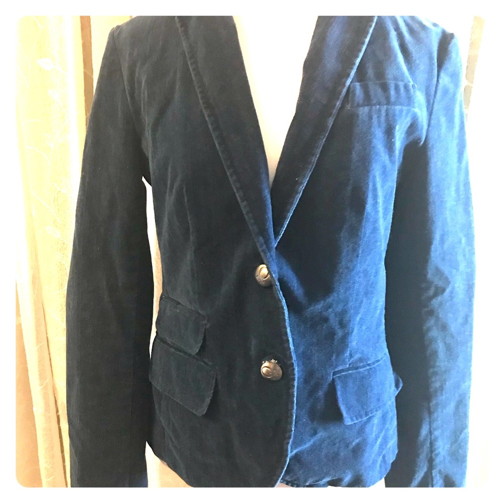 Qmack Velvet Blue Blazer
