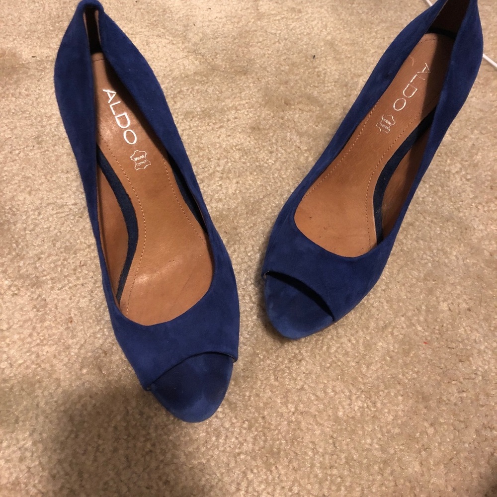 Worn Once Suede Platforms