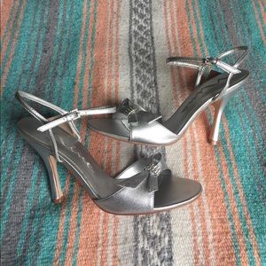 NINA silver dressy shoes