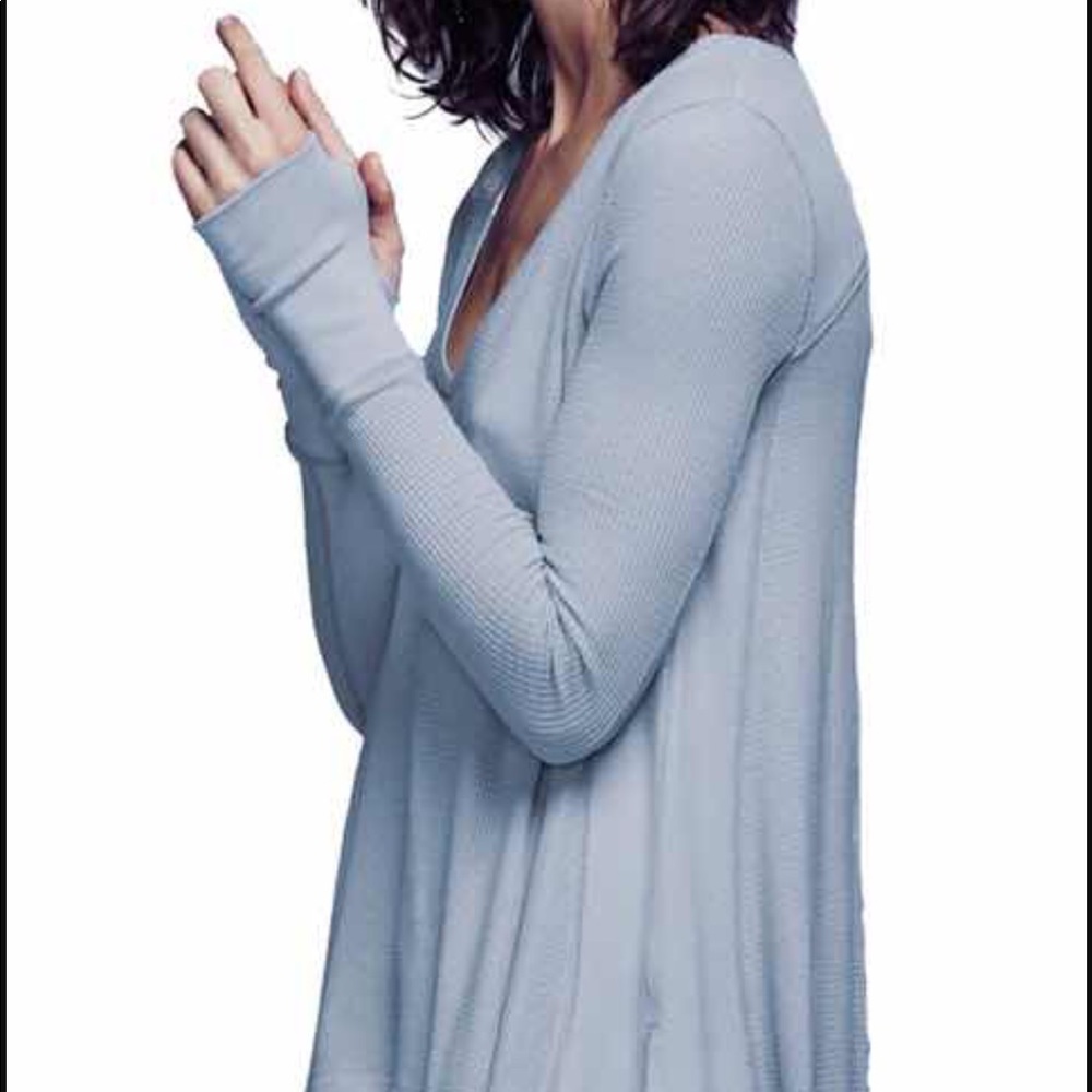 Waffle knit tip from free people