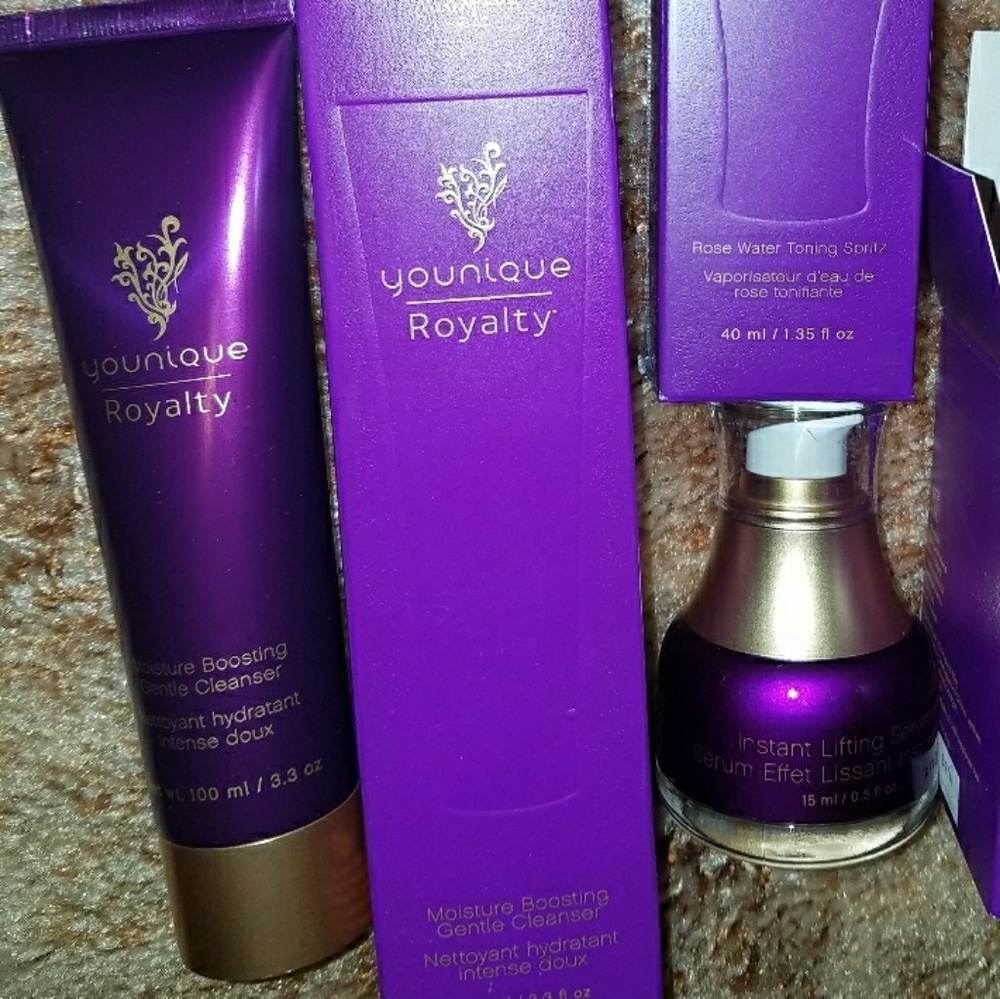 Rose water and moisture boosting cleanser ONLY