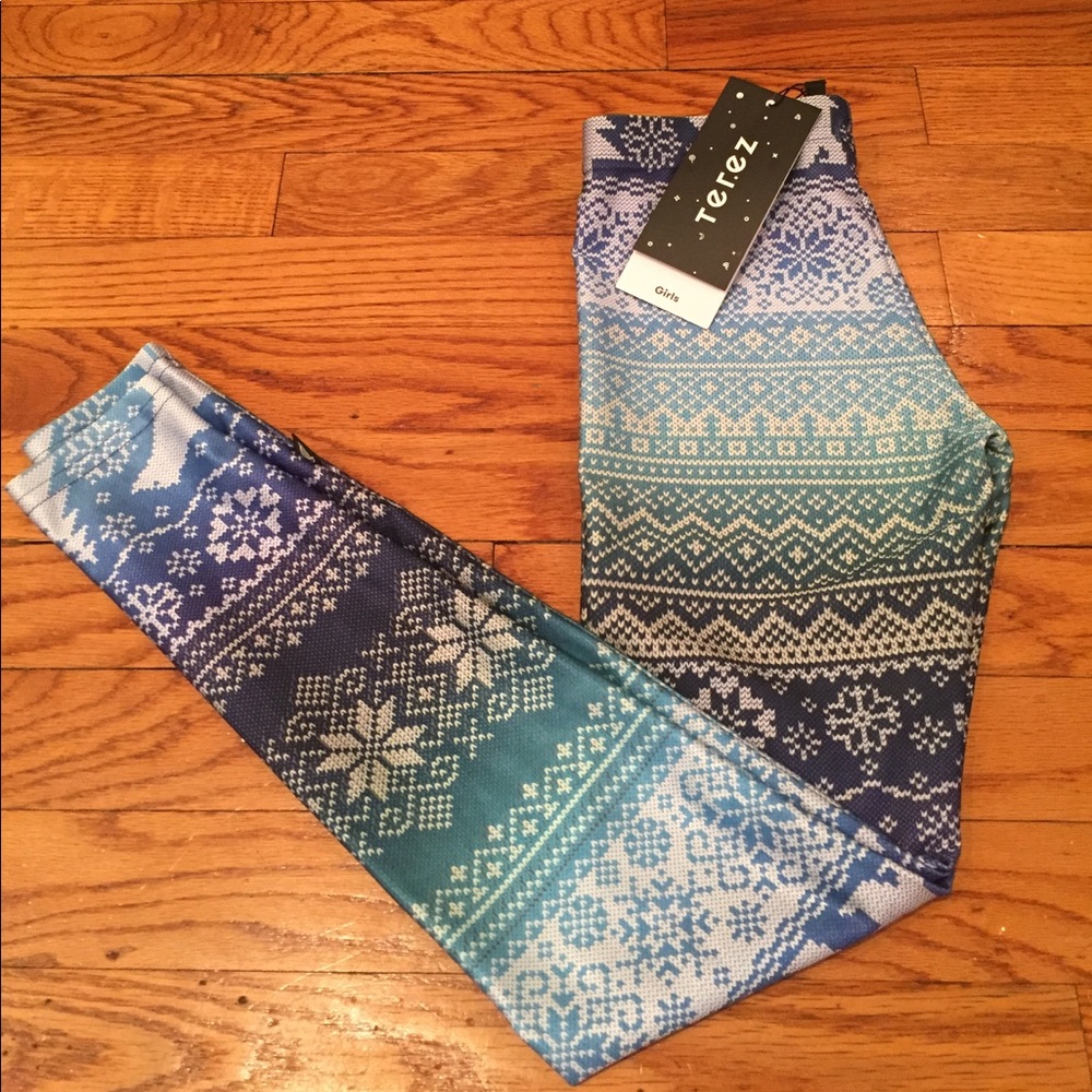 Terez Girls Christmas Nordic Leggings