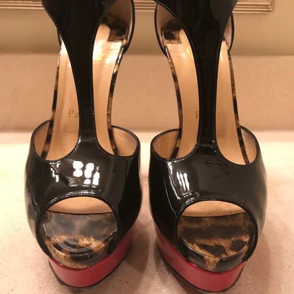 Christian Louboutin Jailopa patent red sole pump - Picture 2 of 8