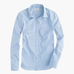 J Crew womens shirt in classic stripe.