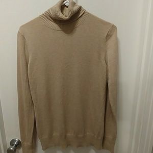Khaki color turtleneck