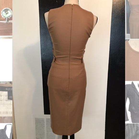 ❌SOLD❌ GUCCI Camel Wool Midi Dress - Picture 2 of 7