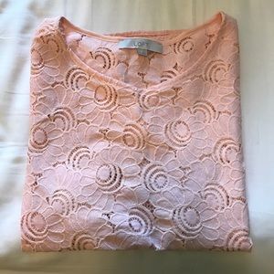 Blush Floral Lace Top