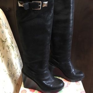 Michael Kors knee high black boots. Size 8.5