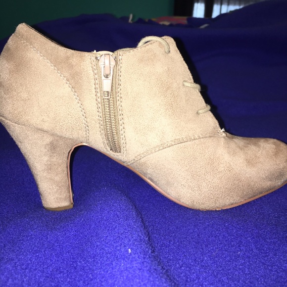 Taupe Ankle Booties - Picture 4 of 4