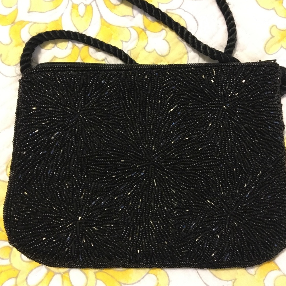 Black evening bag