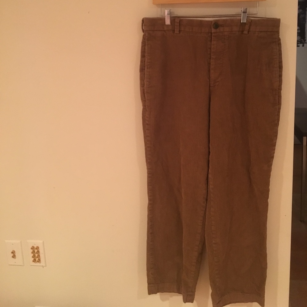 Brooks brothers brown corduroy “346” pants 35/30