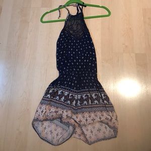 Aztec Halter Romper
