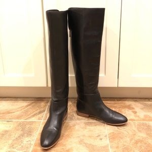Loeffler Randal Over the Knee Leather Boots