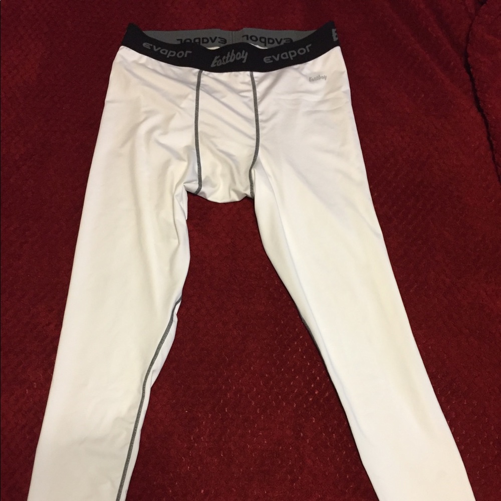 White Eastbay Compression Pants. Size XL.