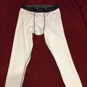 White Eastbay Compression Pants. Size XL.