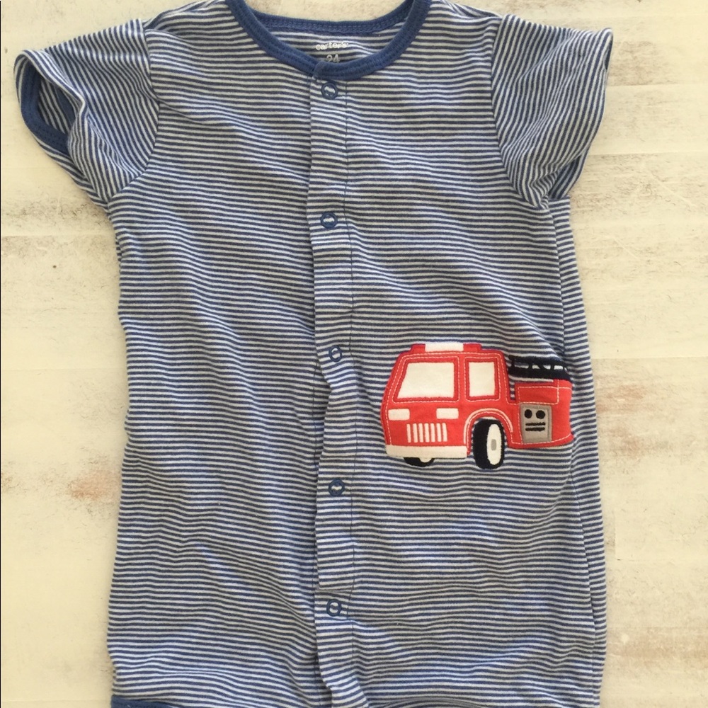 Carter shorts style onesie