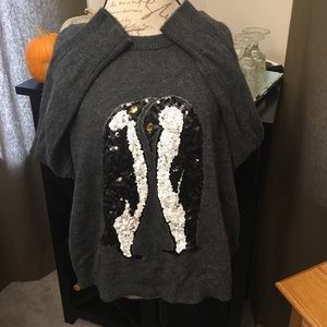 Grey Sequin H&M Sweater EUC