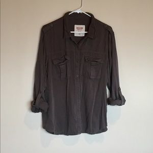 Soft Solid Charcoal Flannel