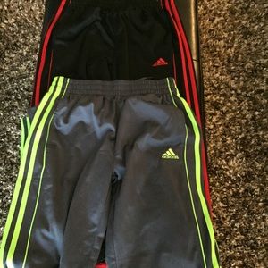 2 pair boys adidas athletic pants