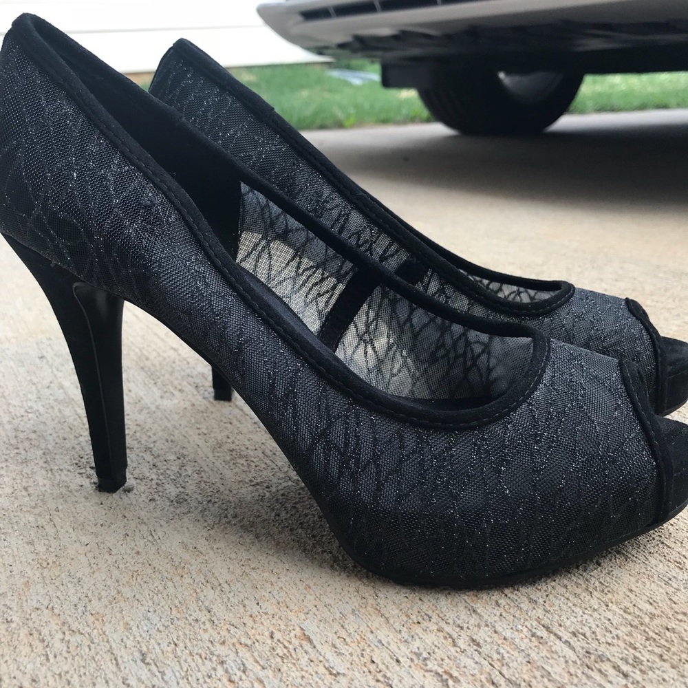 Nine West 3.5inch lace heels