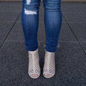 LC Lauren Conrad Caged Booties